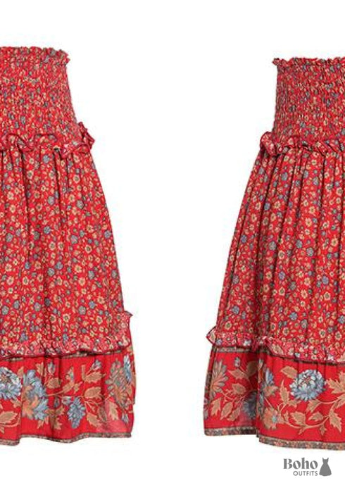 Boho Floral Skirt Caroline